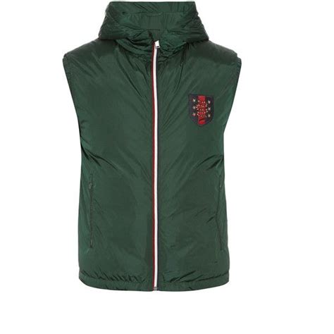 mens gucci vest|designer hooded gilets for men.